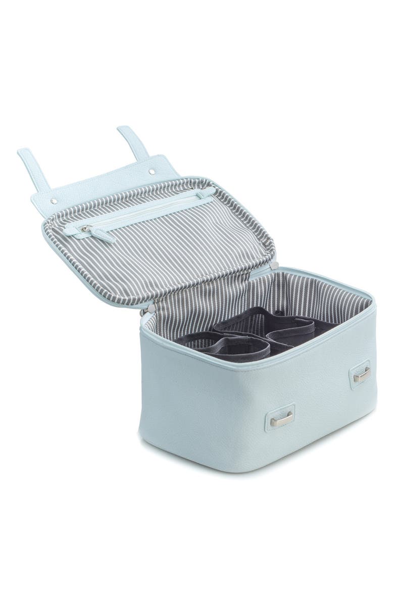 Bey-Berk Travel Makeup Case, Alternate, color, Blue