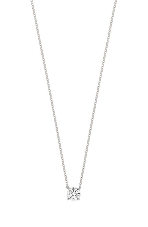 Audrey 14K Gold Diamond Solitaire Pendant Necklace - 0.50 ctw (Nordstrom Exclusive)