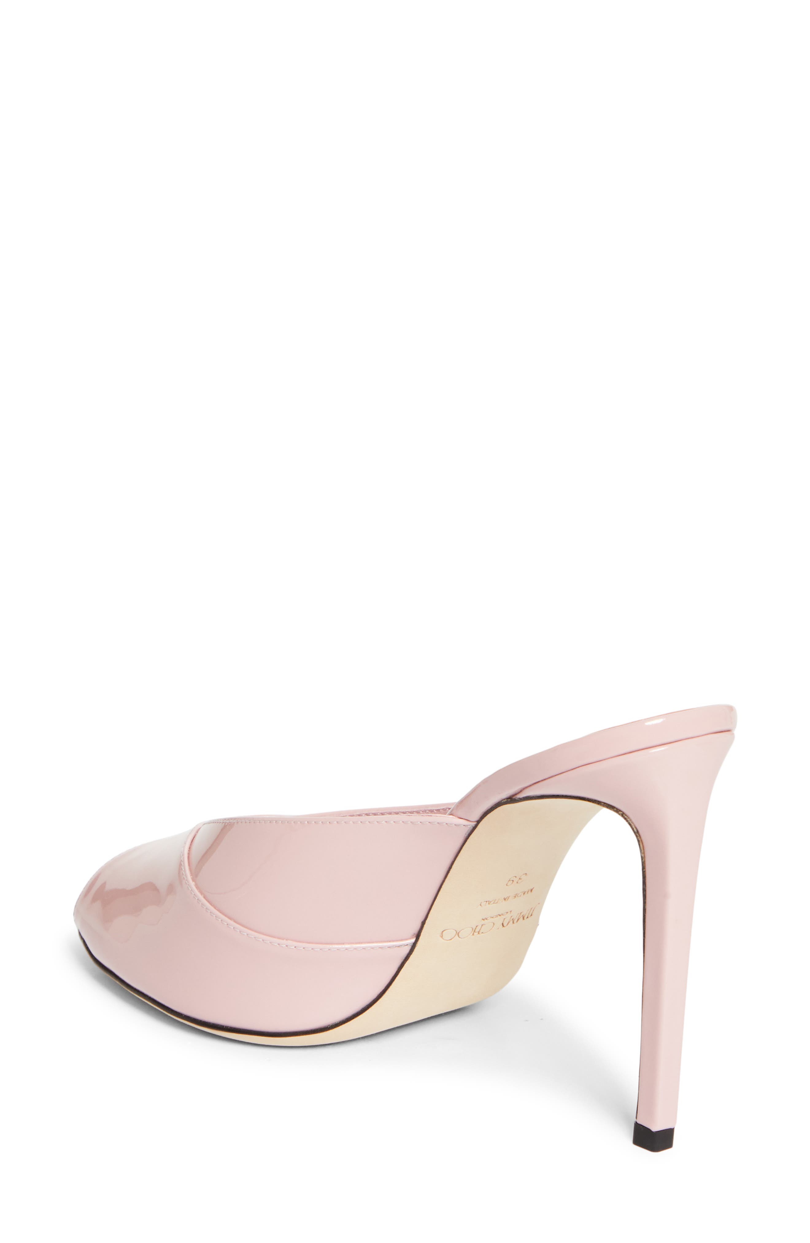 Brigitte Peep Toe Mule, Alternate, color, ROSE