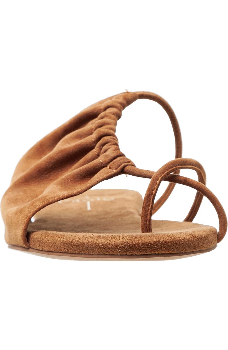 Linea Paolo Lane Toe Loop Sandal, Alternate, color, Nutmeg