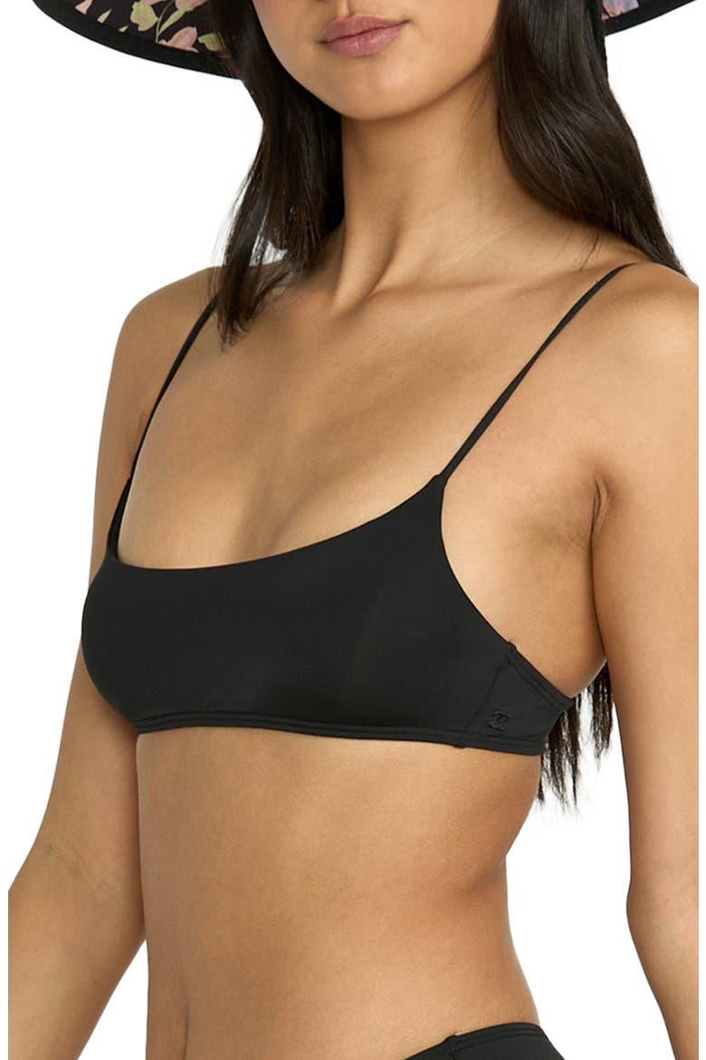 Sol Searcher Jaclyn Crop Bikini Top, Alternate, color, BLACK PEBBLE
