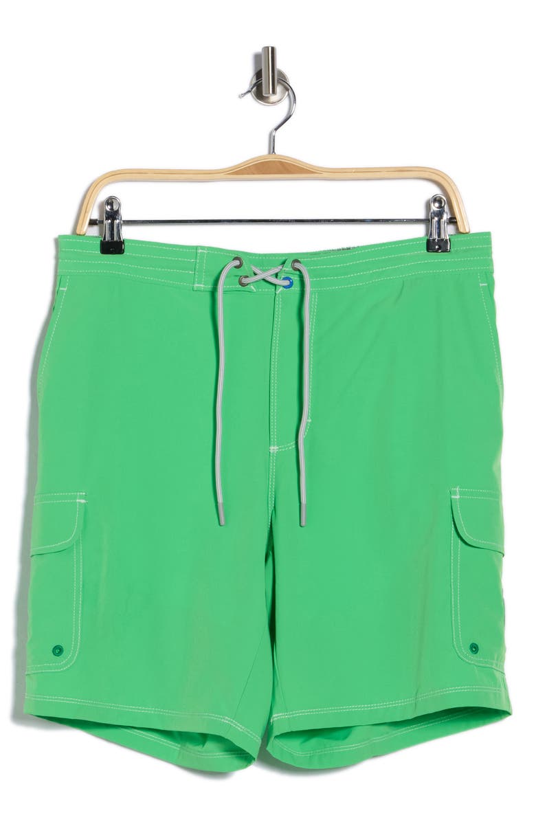 Tommy Bahama Baja Bay Swim Trunks, Alternate, color, Glowstick