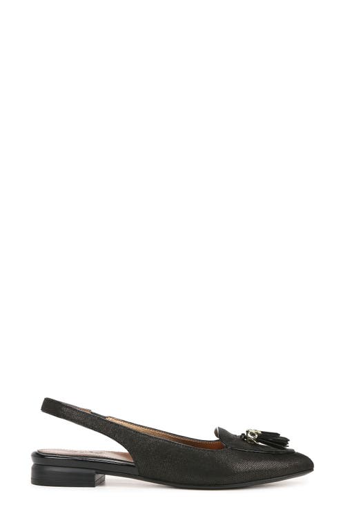 Naturalizer Juliana Slingback Pointed Toe Flat In Black
