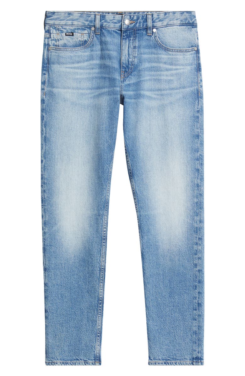 BOSS Delaware Slim Fit Jeans, Alternate, color, Bright Blue