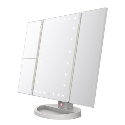 Tri-Fold Vanity Makeup Mirror
