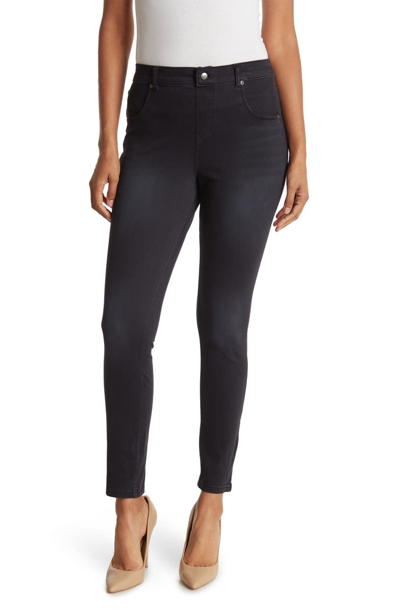Hue Ultra Soft High Waisted Denim Leggings, Main, color,