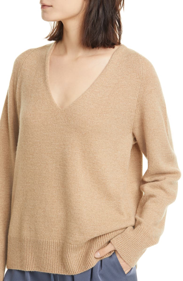 Vince Wool & Cashmere V-Neck Sweater, Alternate, color,