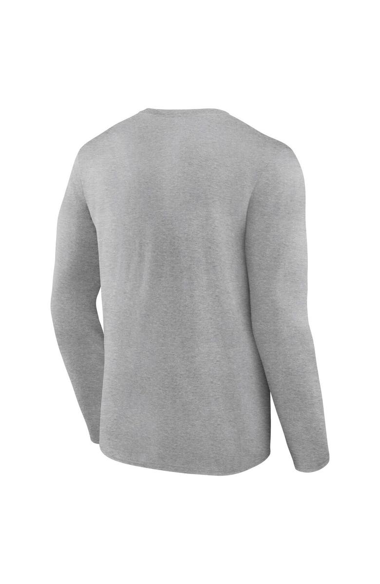 FANATICS Men's Fanatics Branded  Heather Gray Vegas Golden Knights 2023 Stanley Cup Champions Locker Room Long Sleeve T-Shirt, Alternate, color, 