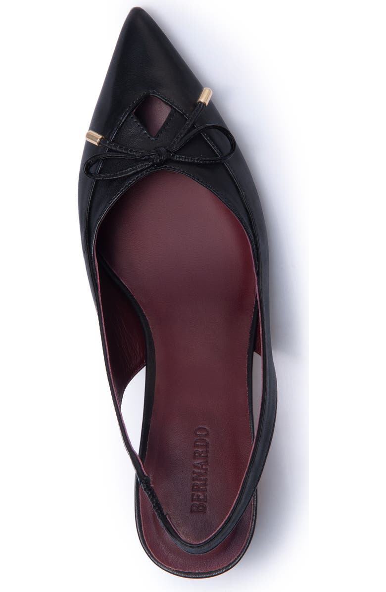 Bernardo Footwear Misha Kitten Heel Pump, Alternate, color, Black