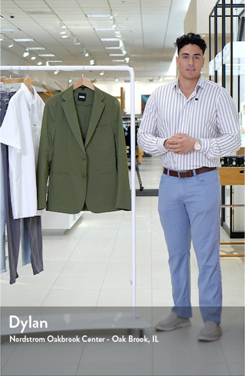 Hanry Stretch Linen Blend Sport Coat
