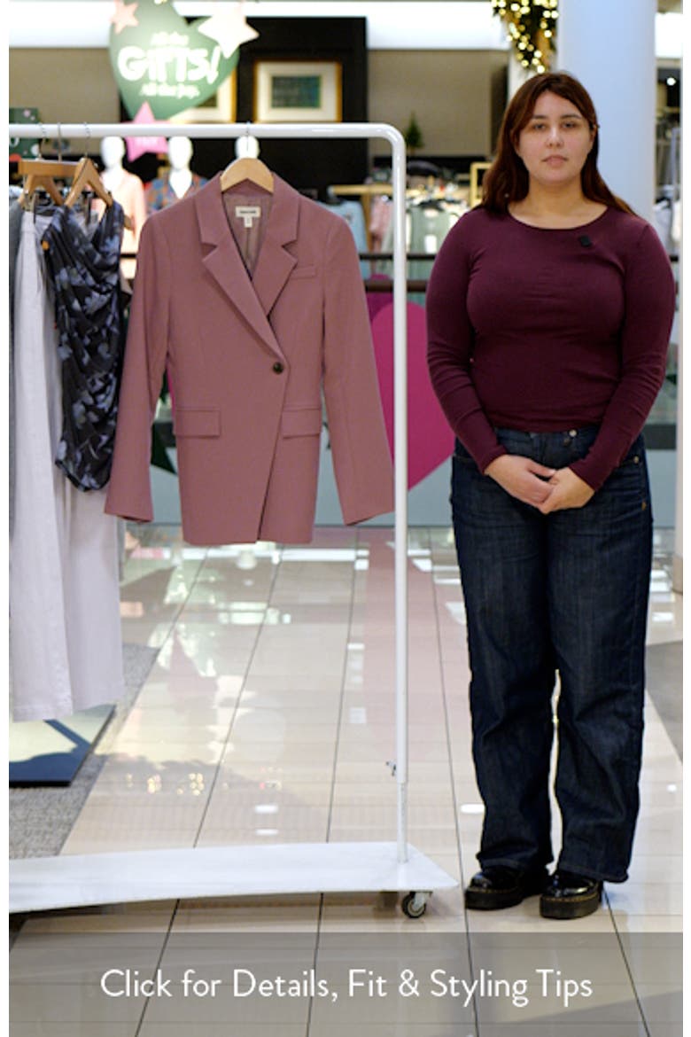 The Icon Asymmetric Fitted Blazer video