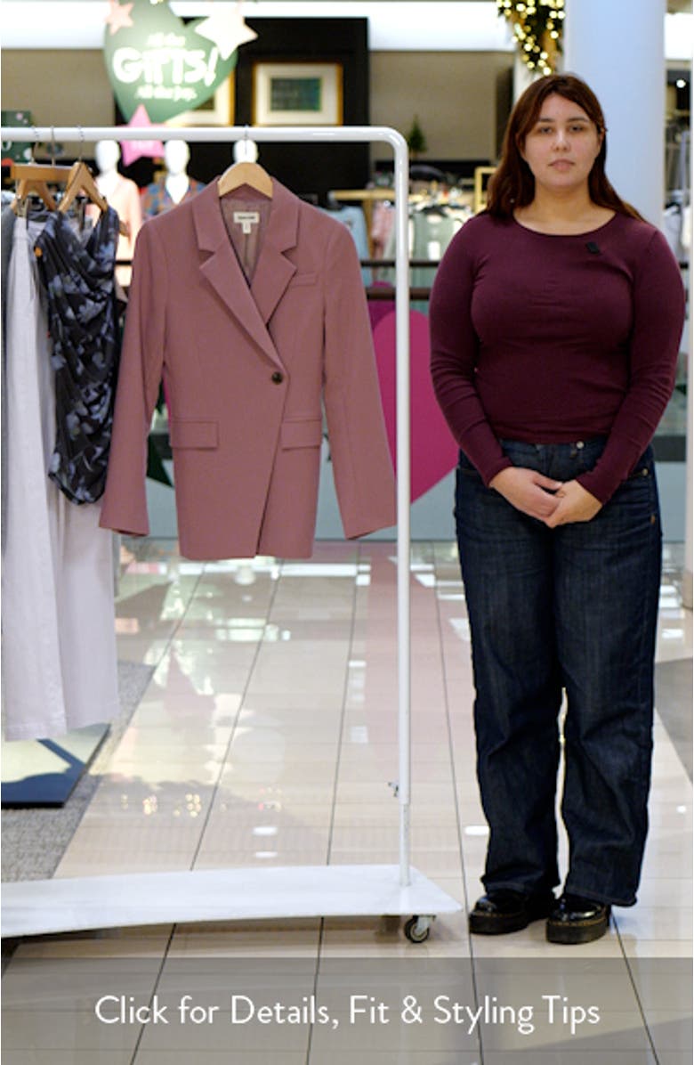 The Icon Asymmetric Fitted Blazer, sales video thumbnail