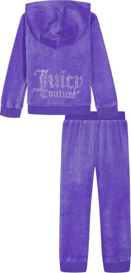 Kids' Velour Hoodie & Pants Set