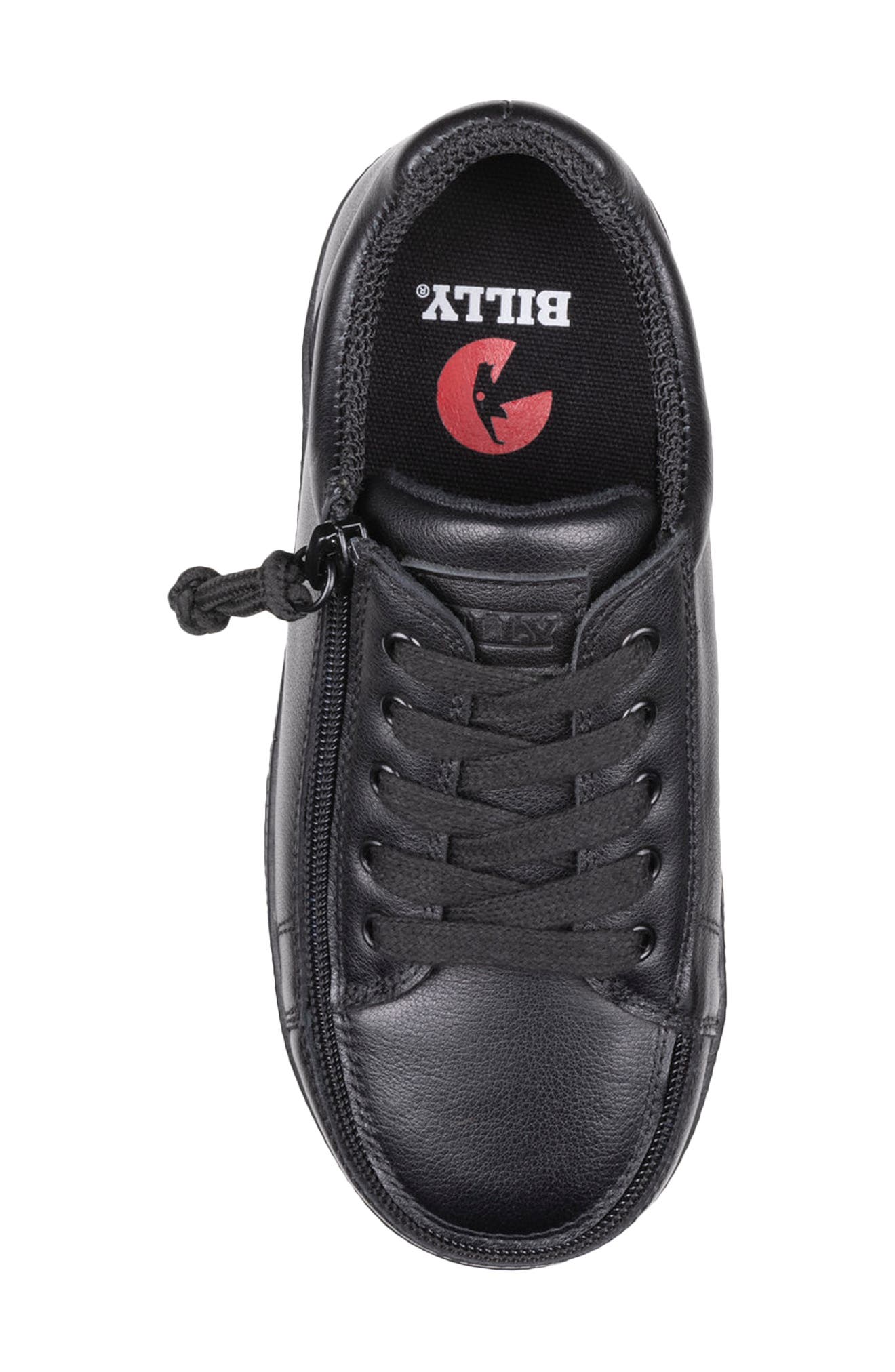 BILLY Footwear Kids' Classic Sneaker, Alternate, color, Black Leather