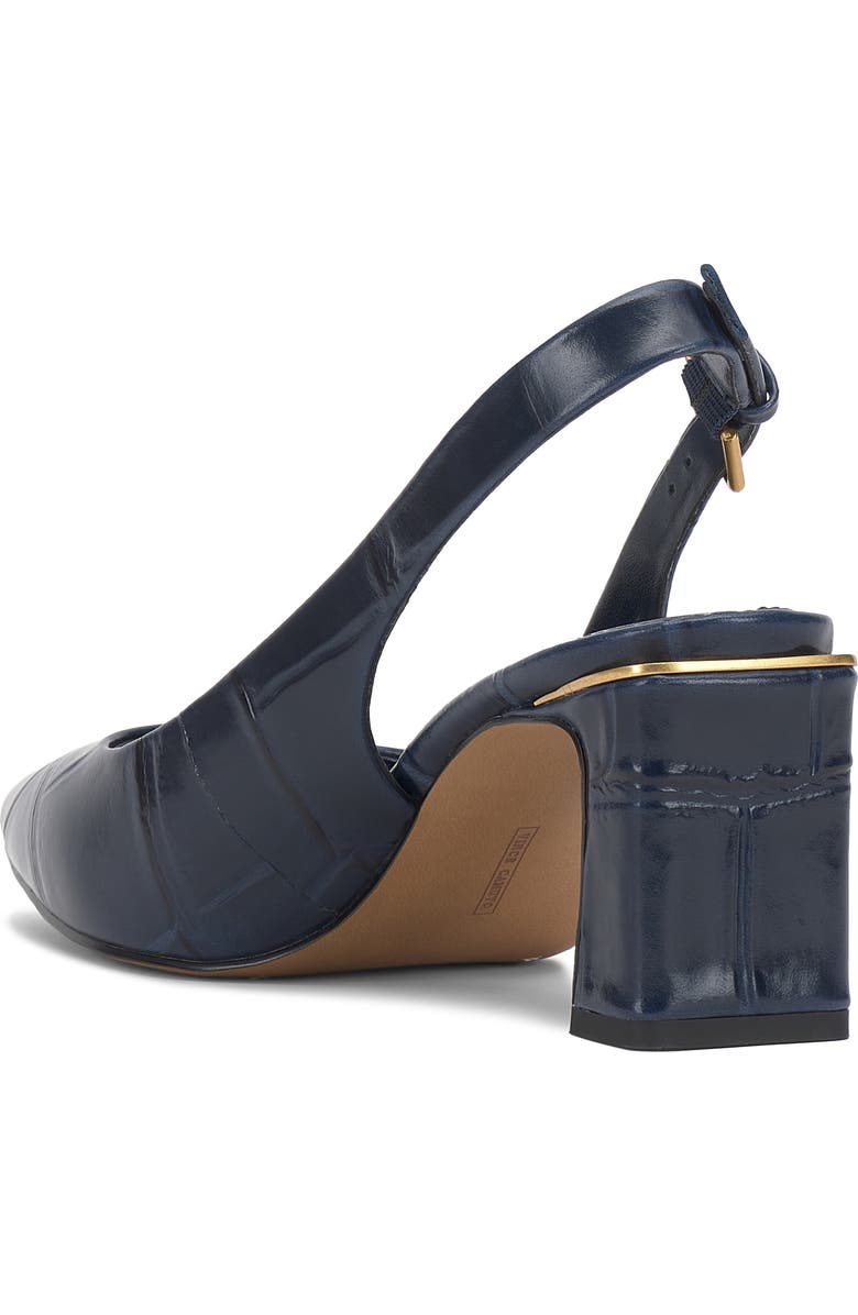 Vince Camuto Hamden Pointed Toe Slingback Pump, Alternate, color, Deep Navy