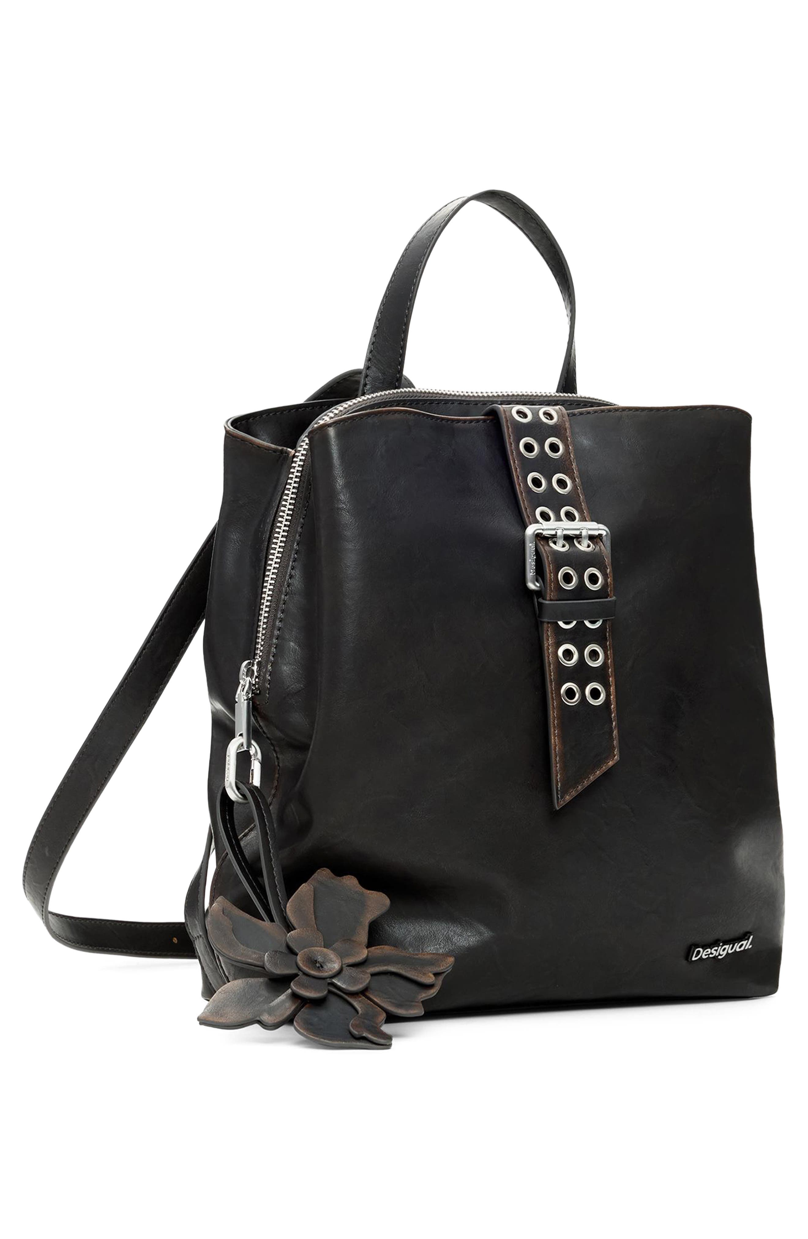 Desigual Mini Grommet Strap Backpack, Alternate, color, 