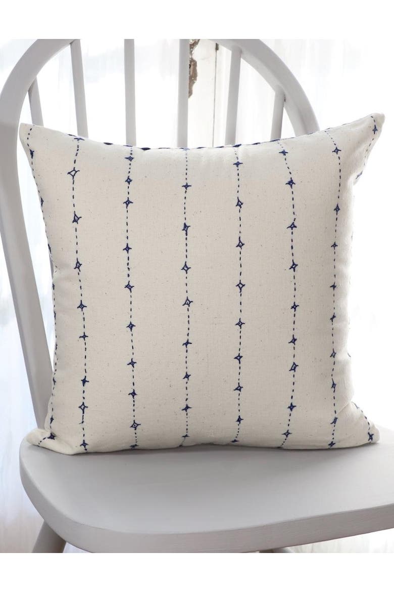 Celestea Throw Pillow Cover, Alternate, color, Blue, White