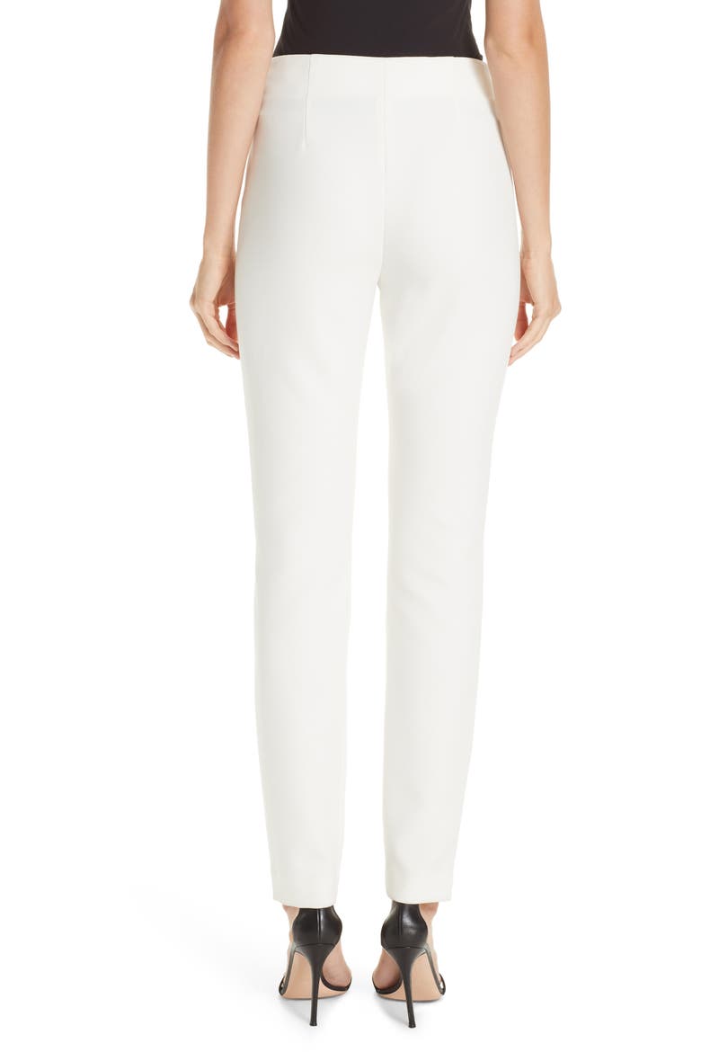 Bella Double Weave Skinny Pants, Alternate, color, CREAM