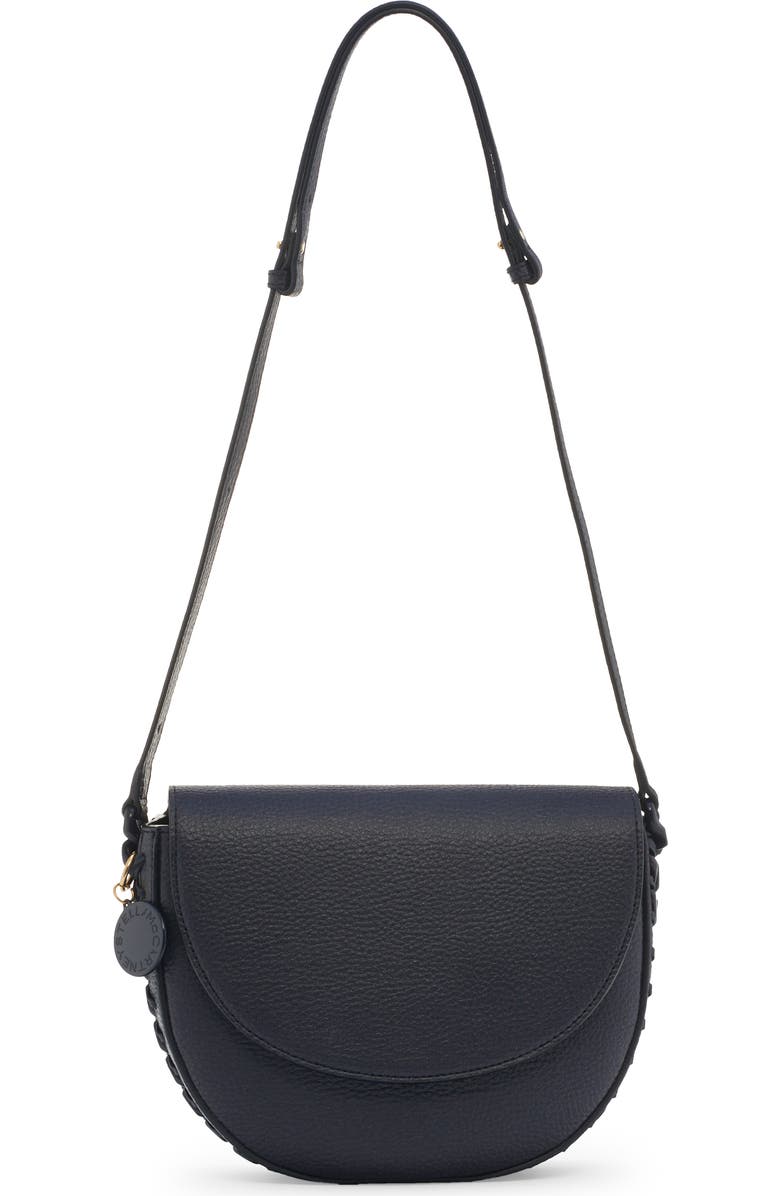 Stella McCartney Medium Frayme Flap Faux Leather Shoulder Bag, Alternate, color,