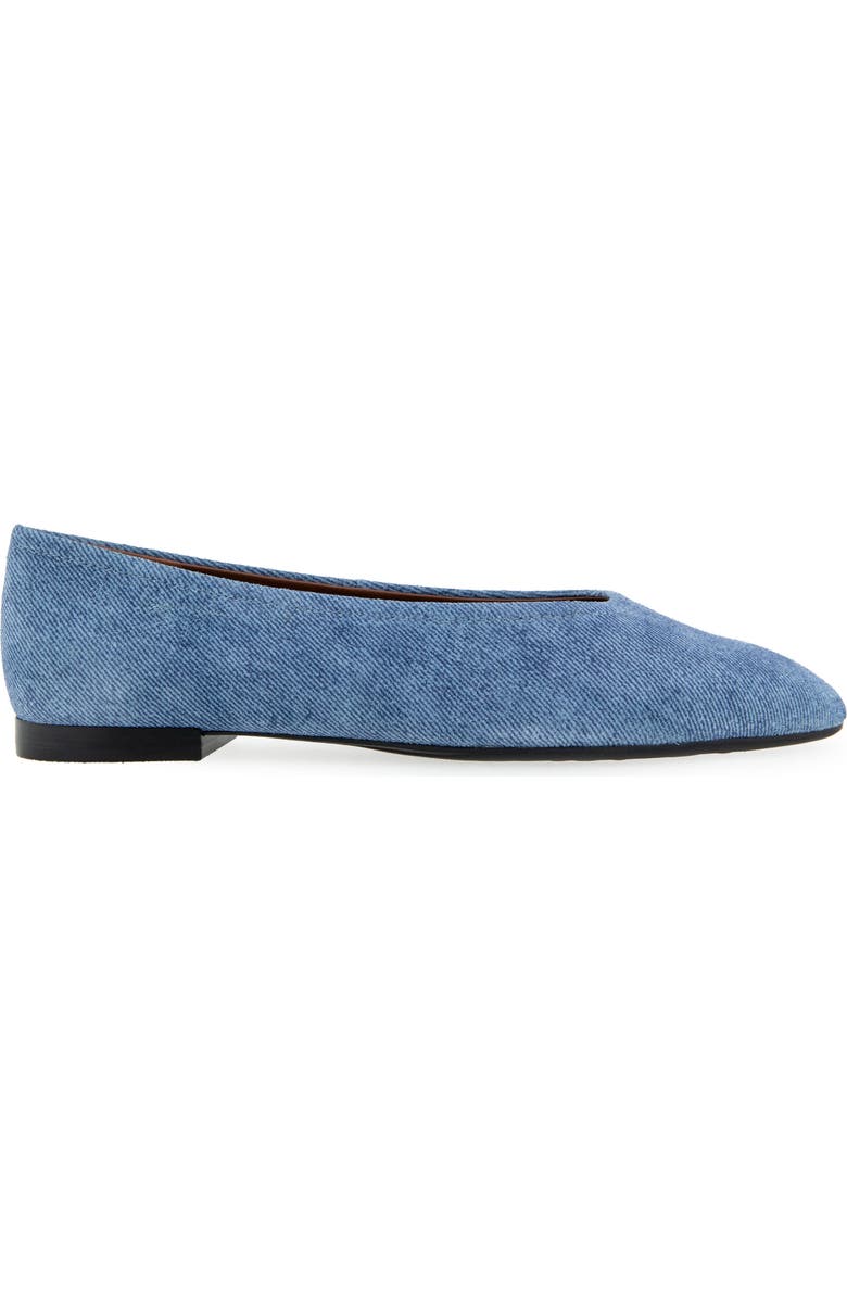 Aerosoles Amelie Ballet Flat, Alternate, color, Blue Jean Denim Suede