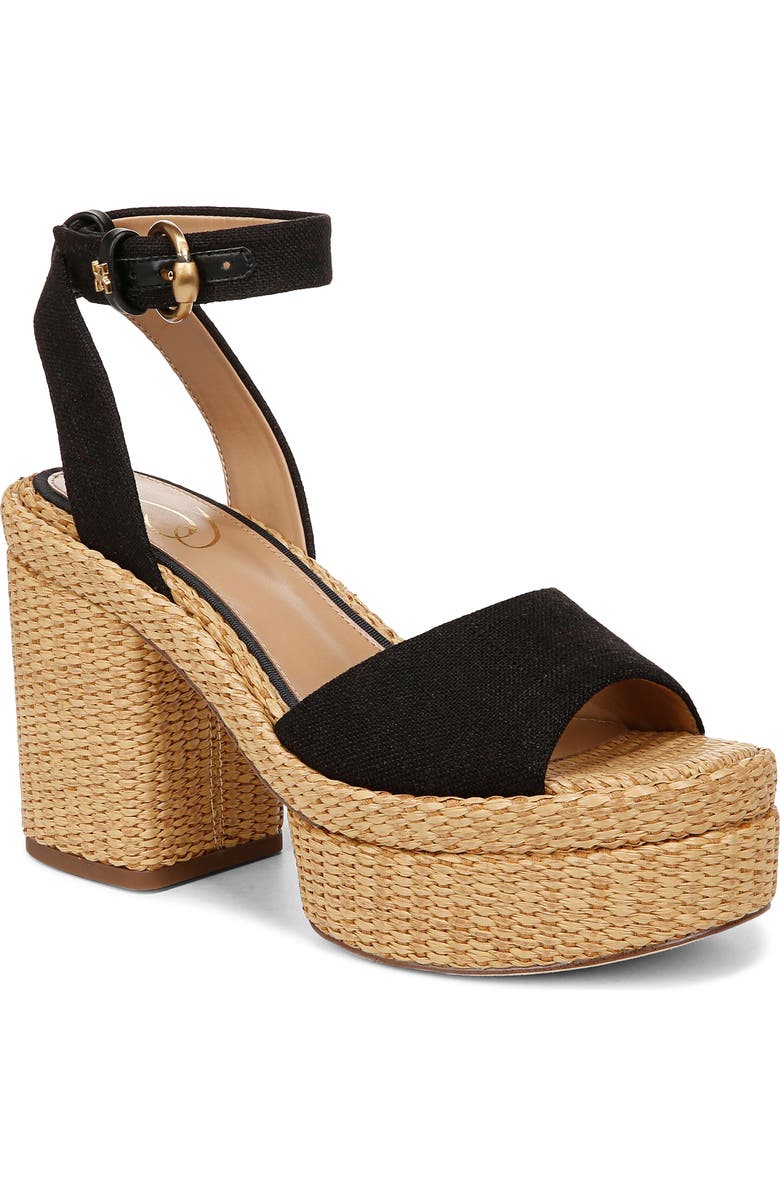 Sam Edelman Immie Ankle Strap Platform Wedge Sandal, Main, color,