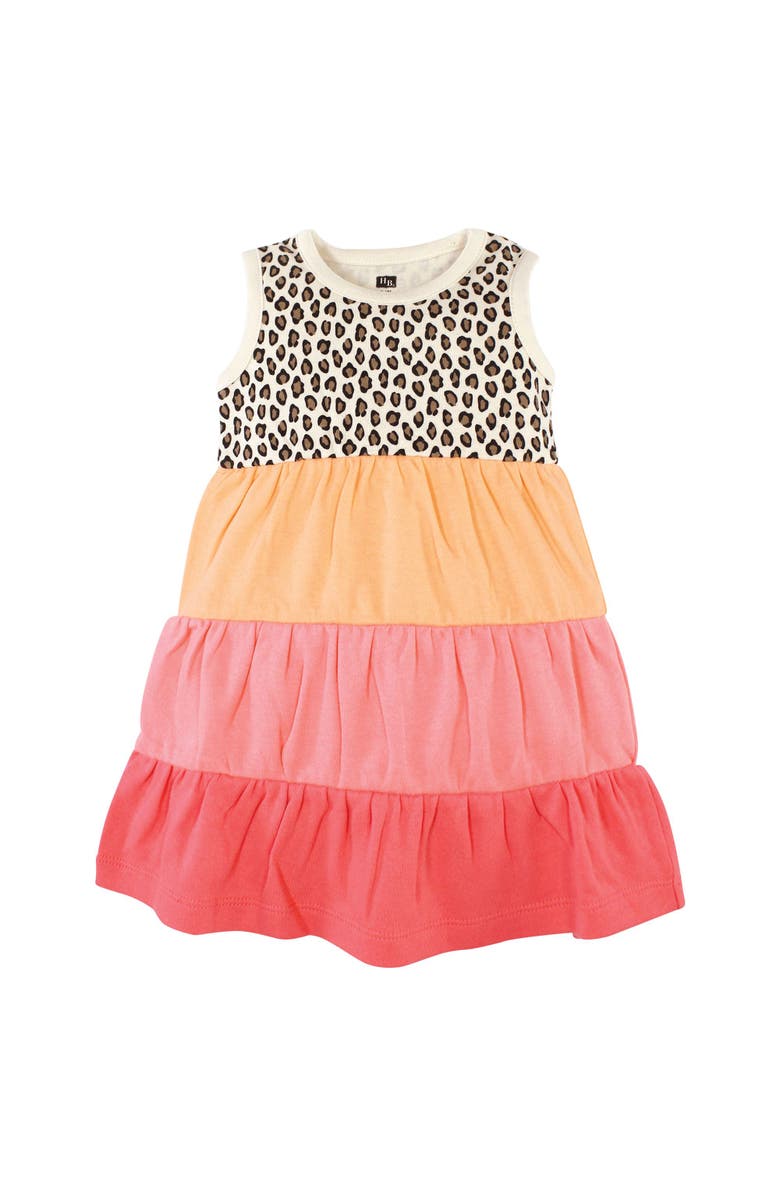 Hudson Baby 2Pk Dress, Alternate, color, Leopard Coral Mint