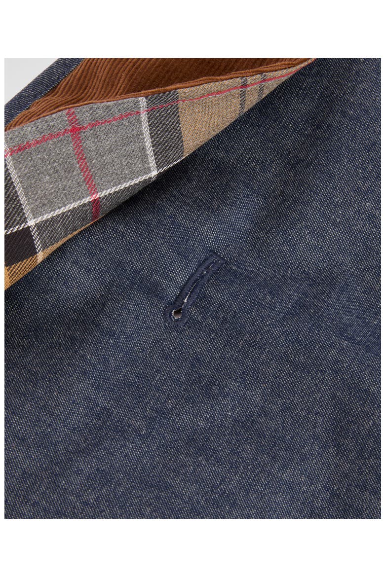 Denim Dry Wax Dog Coat, Alternate, color, INDIGO
