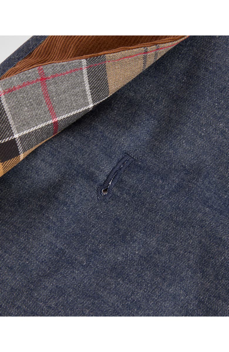 Barbour Denim Dry Wax Dog Coat, Alternate, color, Indigo