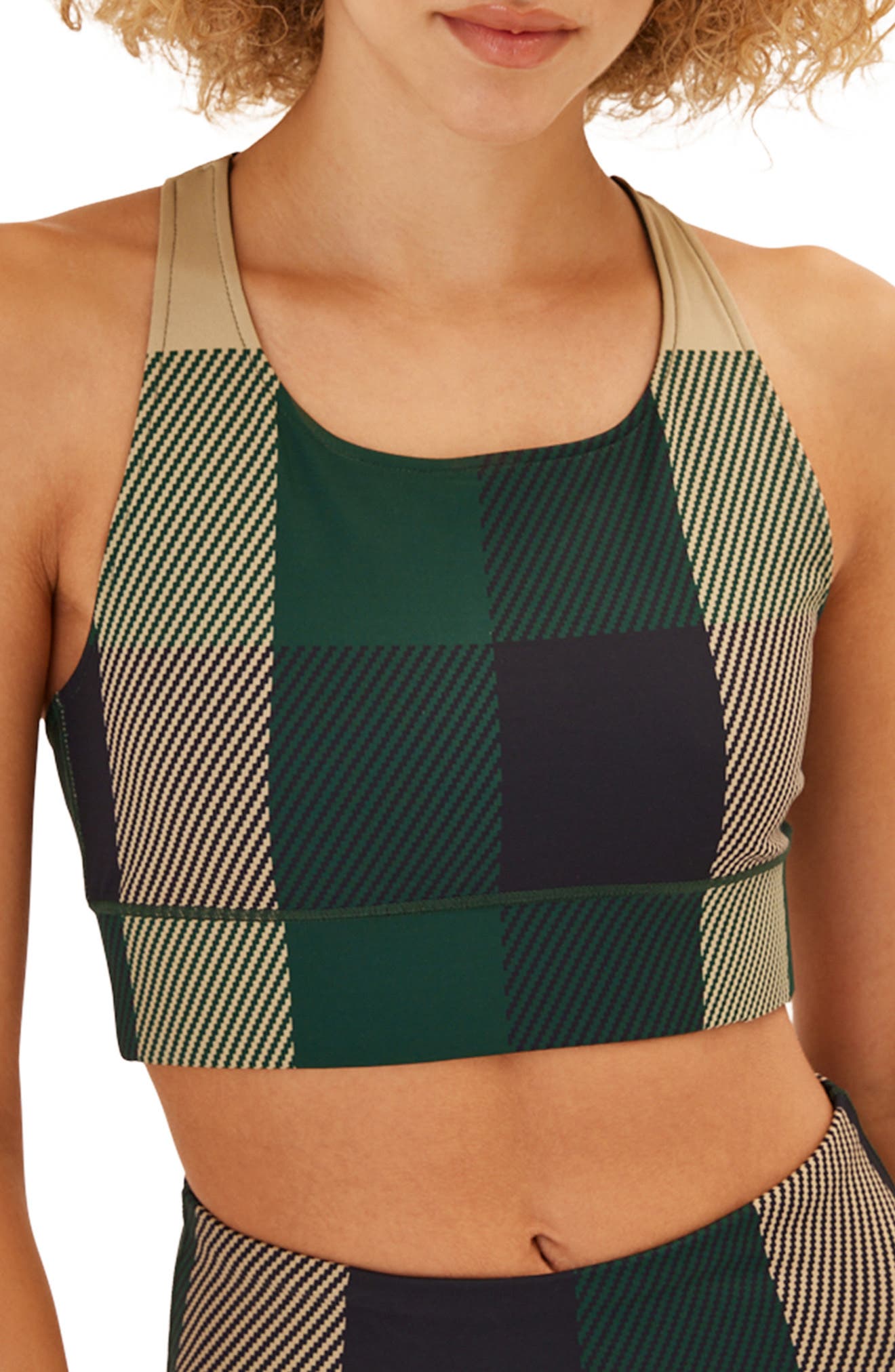 Threads 4 Thought Strappy Colorblock Sports Bra