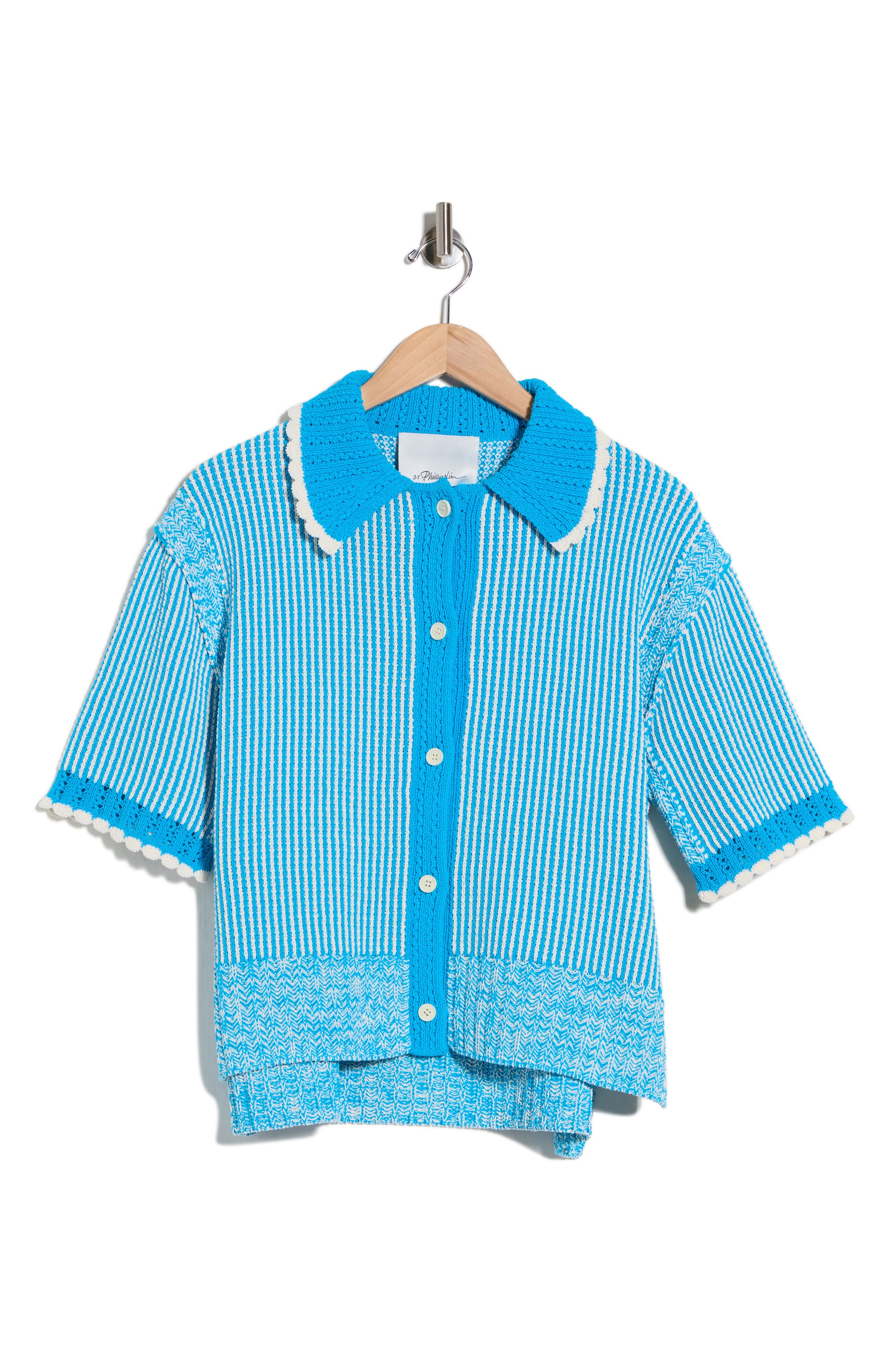 Textured Short Sleeve Polo