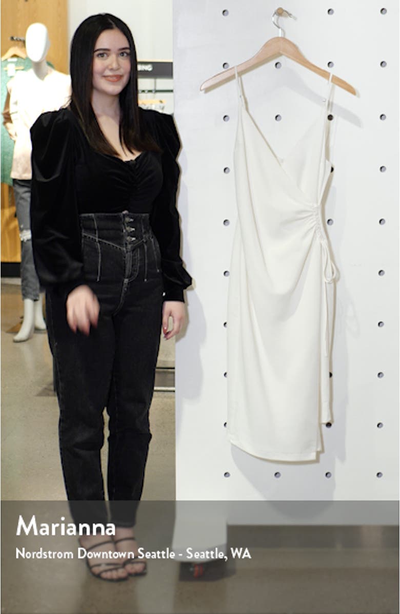 43SI3NNA Aerin Ruched Bodycon Dress, sales video thumbnail