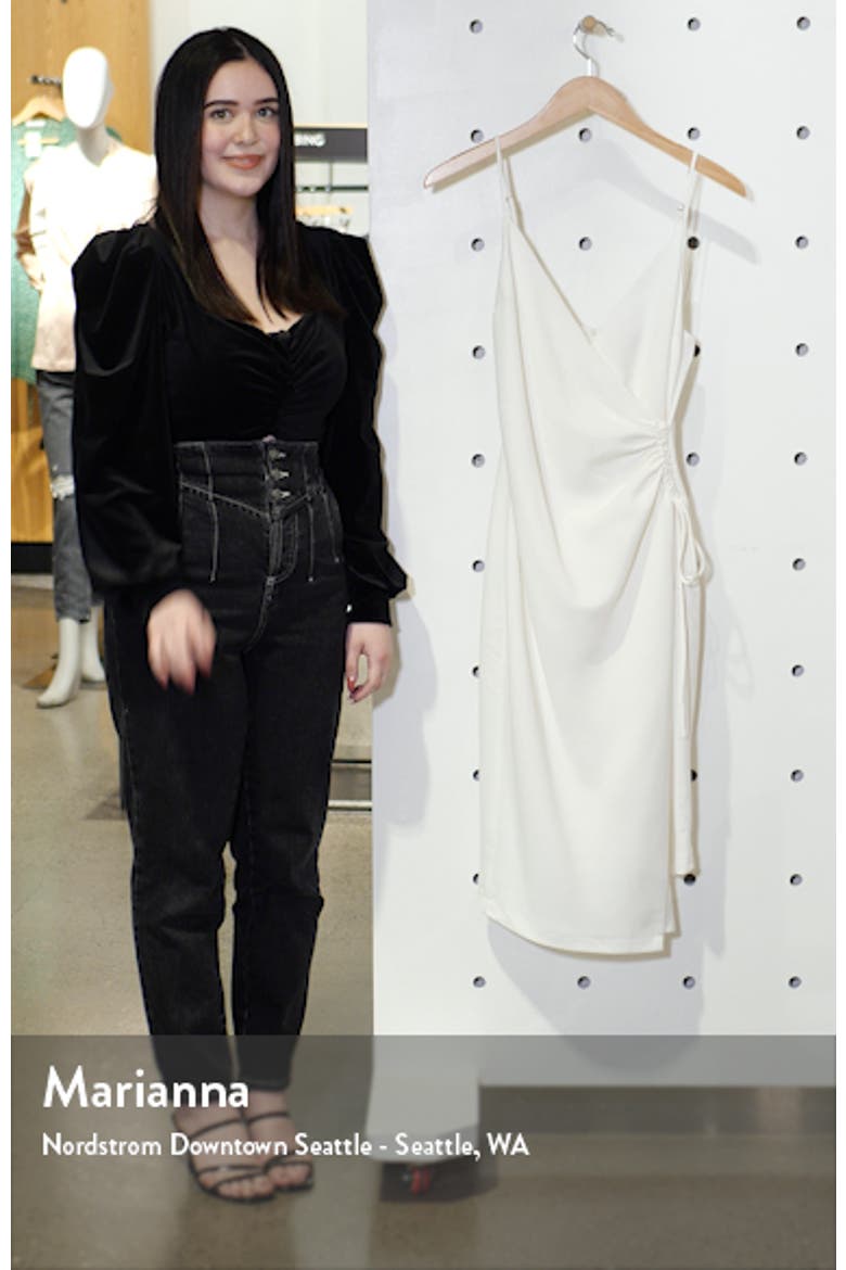 43SI3NNA Aerin Ruched Bodycon Dress video