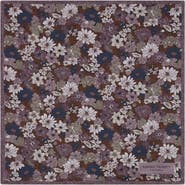 Robert Talbott Collins Floral Double Print Pocket Square