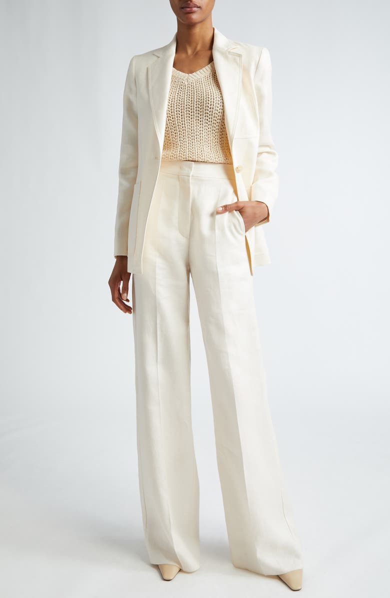 Max Mara Boemia Linen Suiting Blazer, Alternate, color,