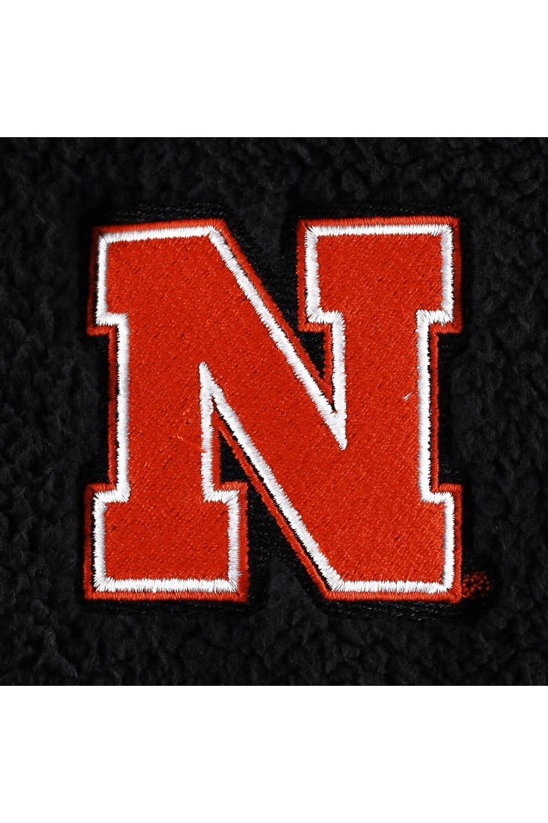 Women's Black Nebraska Huskers Everest Half-Zip Sweatshirt, Alternate, color, Black