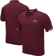 COLOSSEUM Men's Colosseum Maroon Montana Grizzlies Santry Lightweight Polo