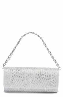 Jessica McClintock Max Embellished Shoulder Bag