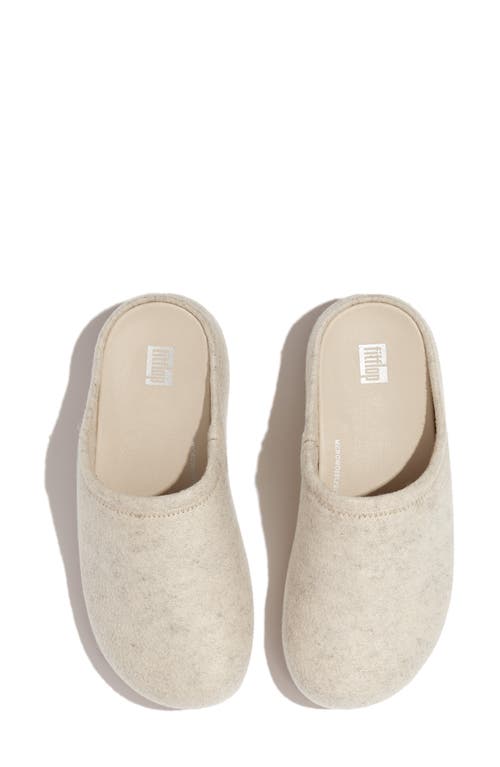 Fitflop Cushy Felt Clog In White