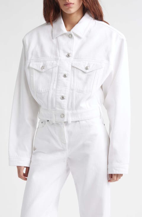 Venim Belted Denim Button-Up Shirt