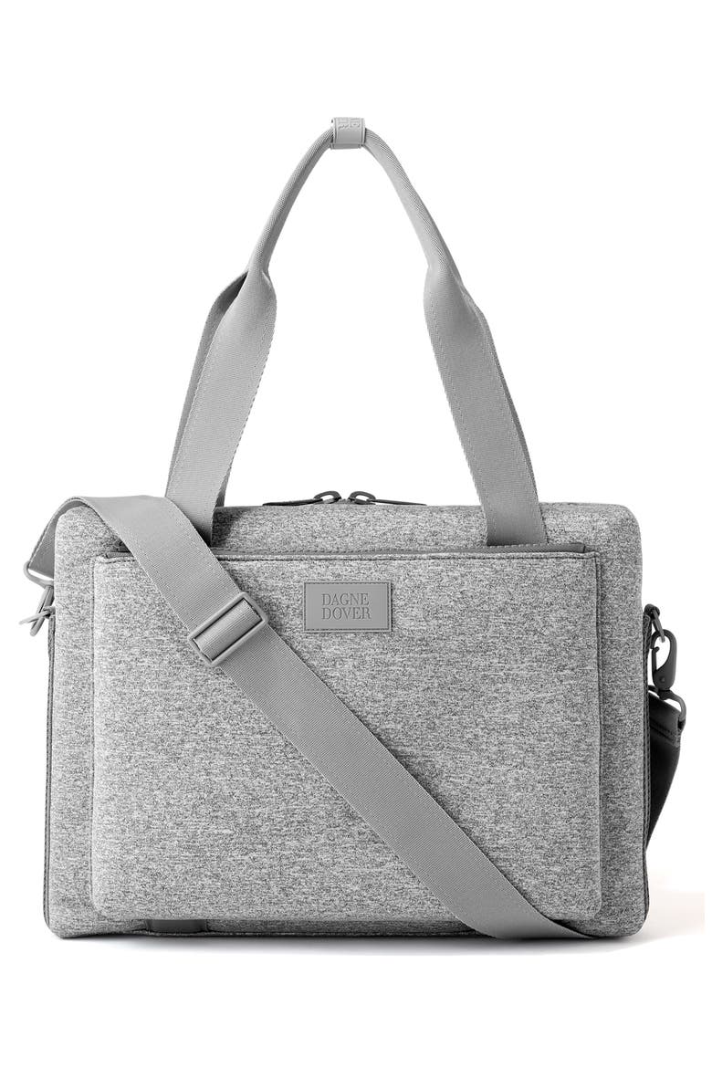 Large Ryan Neoprene Laptop Bag, Alternate, color, HEATHER GREY