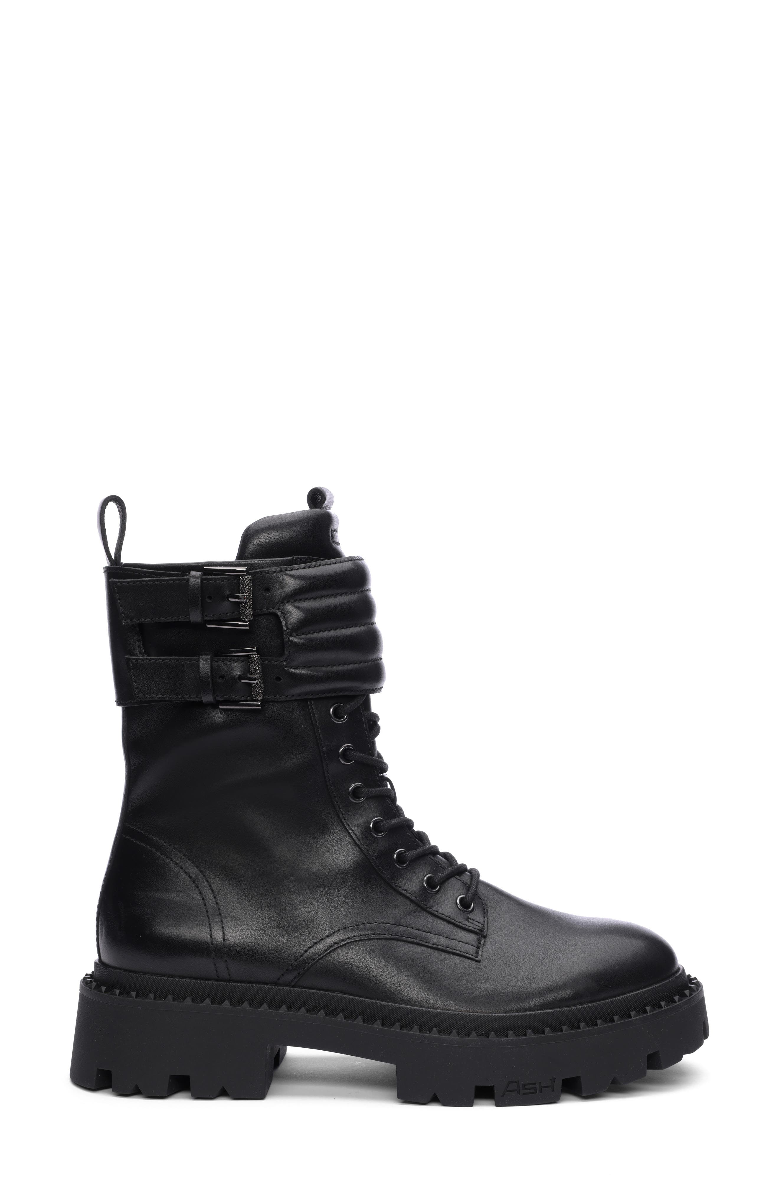 Ash Lug Combat Boot, Alternate, color, 