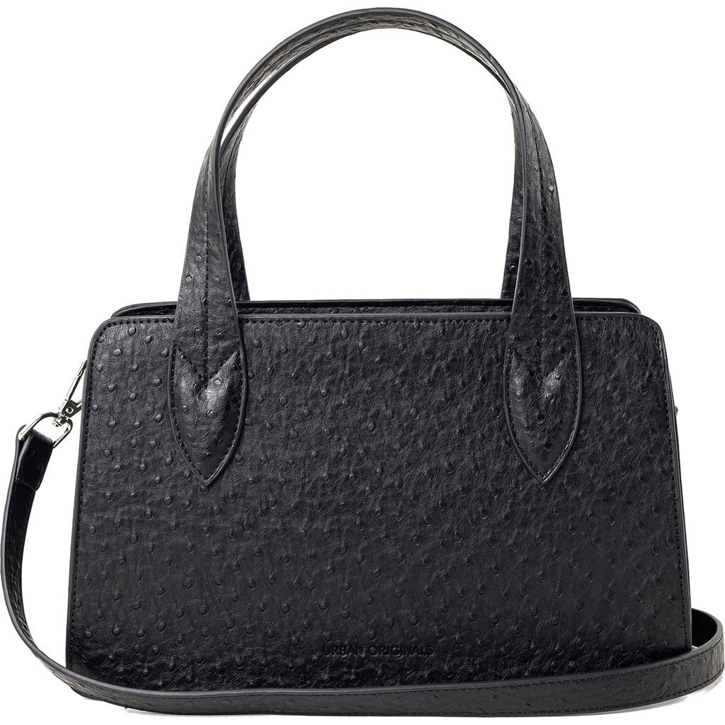 Urban Originals Clara Textured Satchel In Black