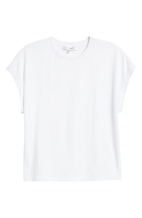 Shop Frame Supima® Cotton Muscle T-shirt In White