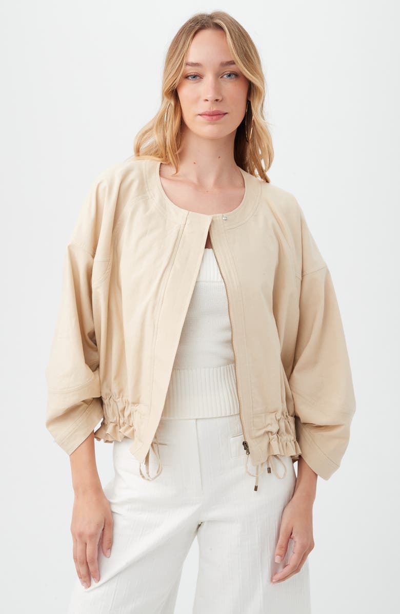 Trina Turk Prita Linen Blend Jacket, Alternate, color,