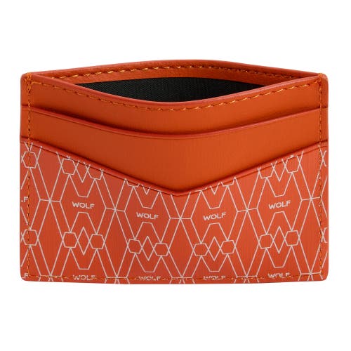 Wolf Signature Cardholder In Orange