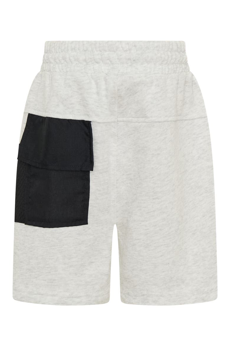 Kids' Sport Colorblock Drawstring Shorts, Alternate, color, GREY MARLE