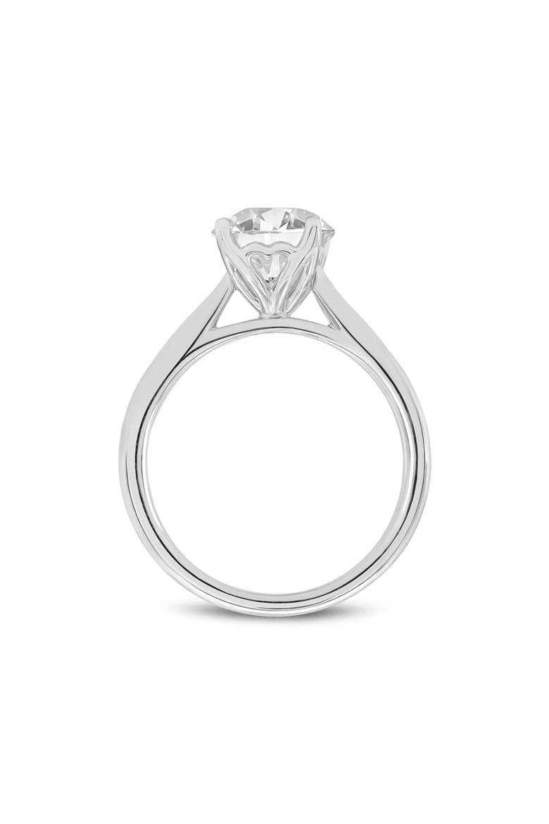 Sophia 14K White Gold Round Lab Grown Diamond Solitaire Engagement Ring - 2 ctw, Alternate, color, 14K White Gold