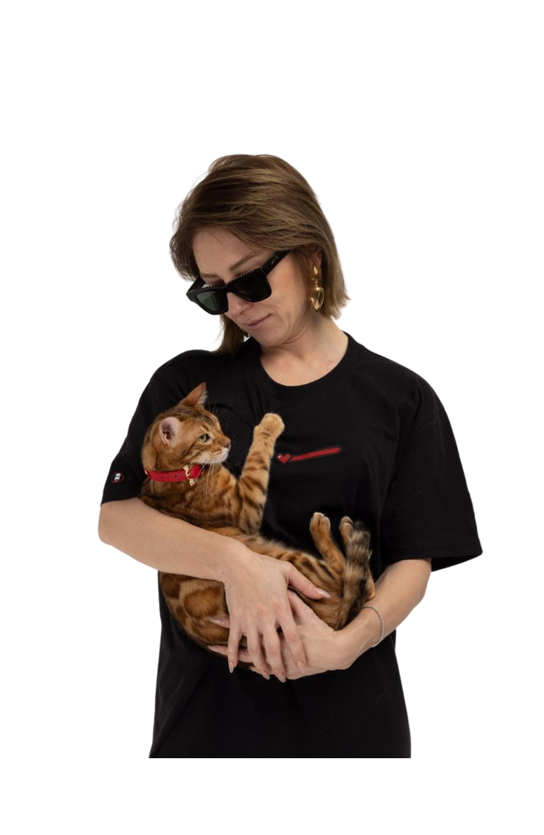 Moshiqa 9 Lives T-shirt, Alternate, color, Black