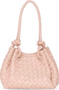 Walter Baker Kinsley Knot Top Handle Woven Leather Bag