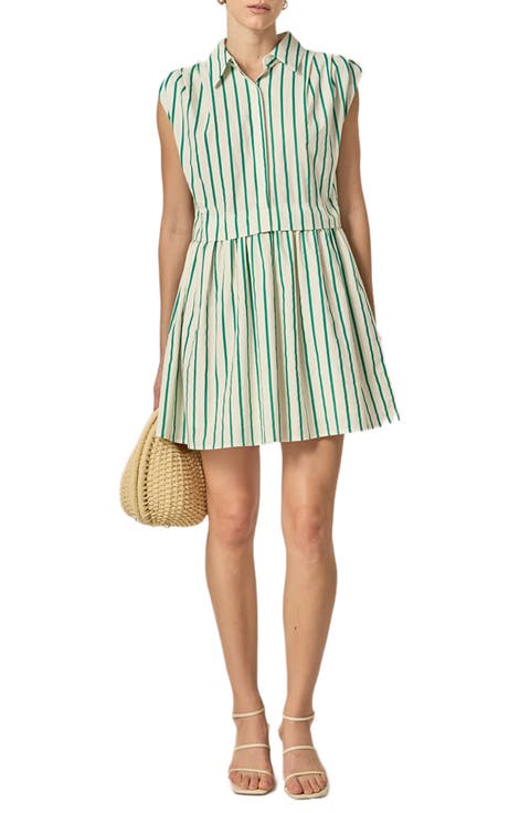 Stripe Sleeveless Dress